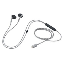 Libratone Q Adapt Noise Cancelling Lightning In Ear Headphones with Mic/Remote, for iOS Devices Stormy Black